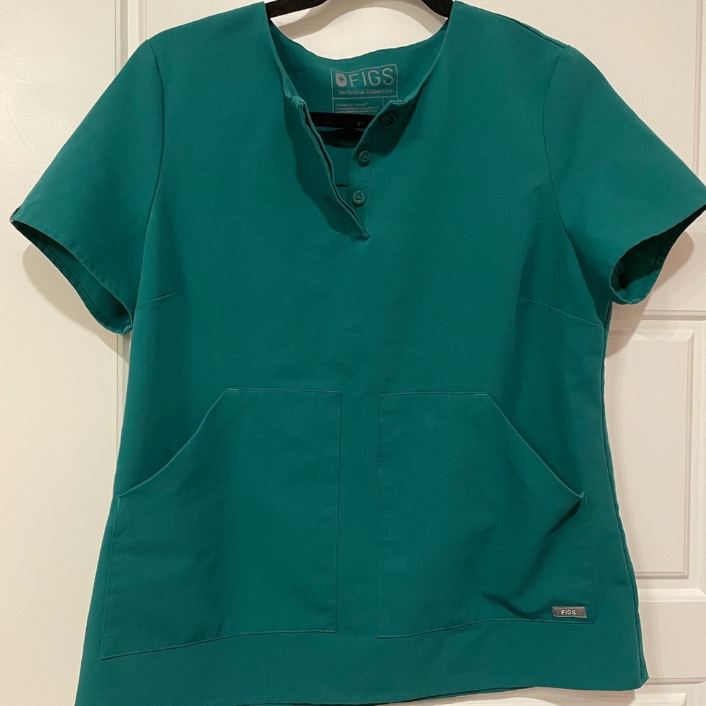 Figs Hunter Green Scrubs